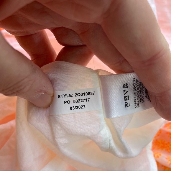 Vineyard Vines Pineapple Print Tiered Dress Medium - Picture 7 of 7